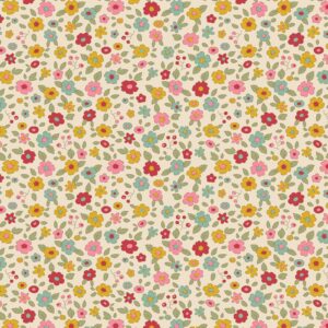 Tilda Evie Dove White 1/2 YARD