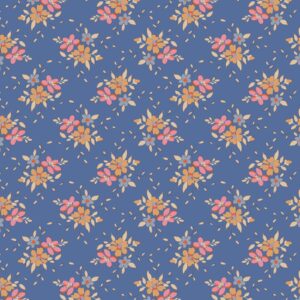 Tilda Frida Blue 1/2 YARD