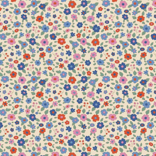 Tilda Evie Blue 1/2 YARD