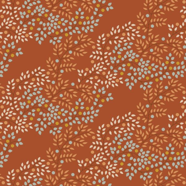 Tilda Berrytangle Copper 1/2 YARD