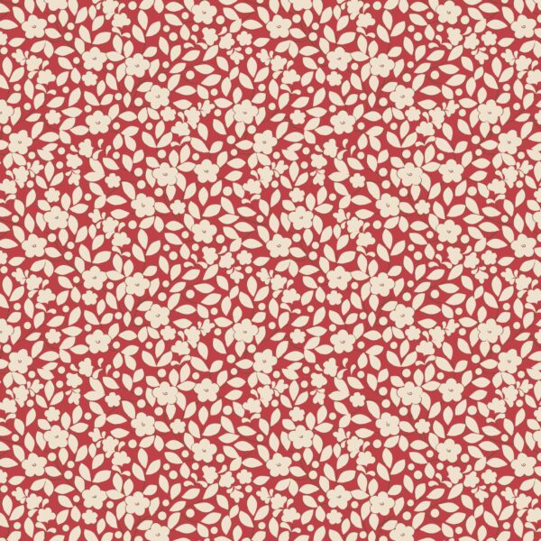 Tilda Avery Red 1/2 YARD