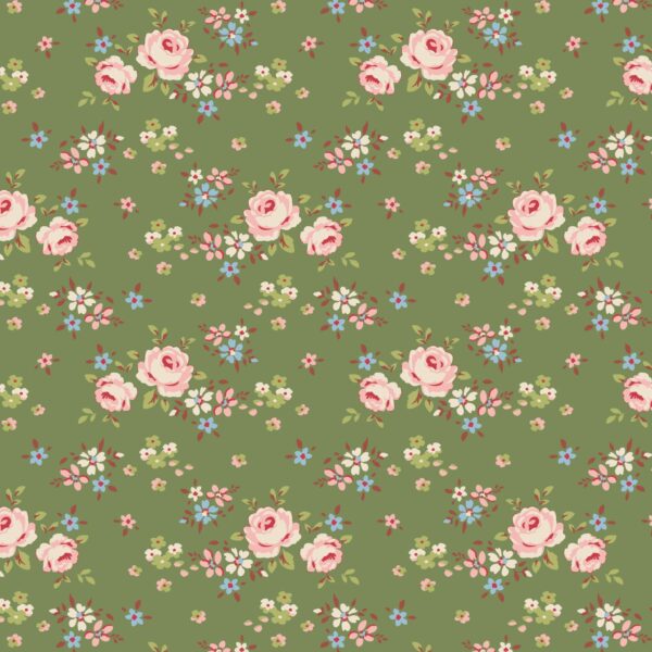 Tilda Gracie Green 1/2 YARD