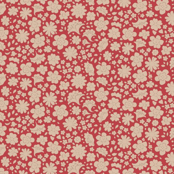 Tilda Carla Red 1/2 YARD