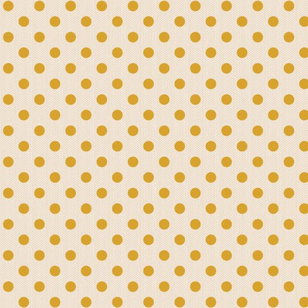 Tilda Polkadot Yellow 1/2 YARD