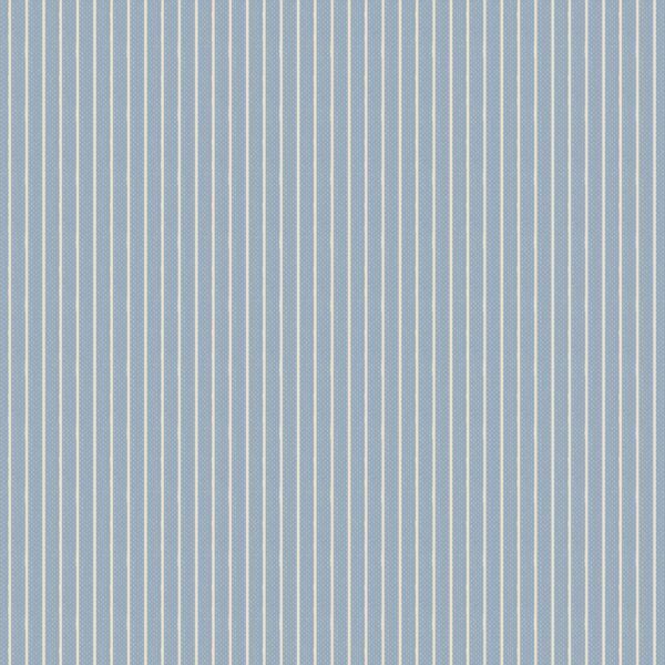 Tilda Stripe Blue 1/2 YARD