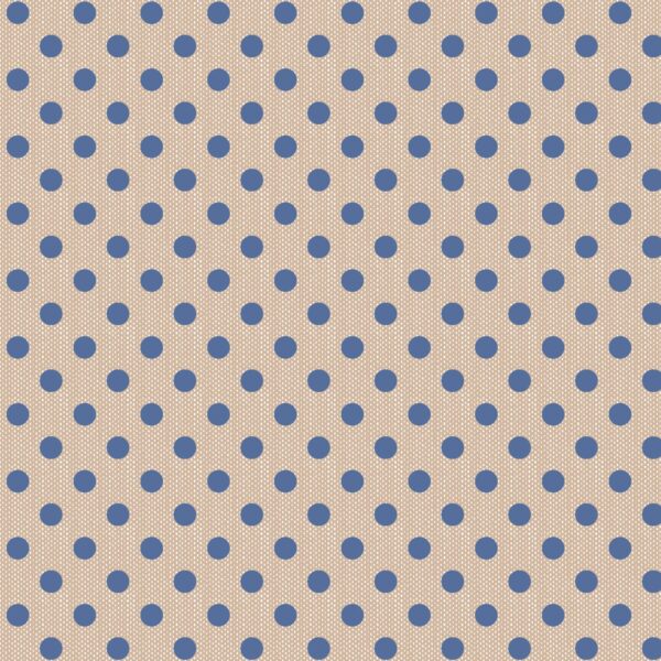 Tilda Polkadot Blue 1/2 YARD
