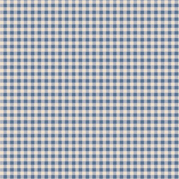 Tilda Gingham Blue 1/2 YARD