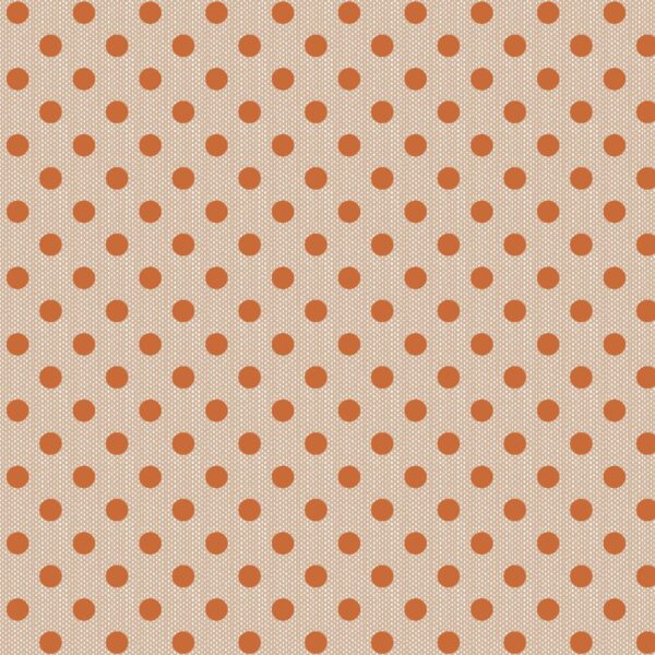 Tilda Polkadot Ginger 1/2 YARD