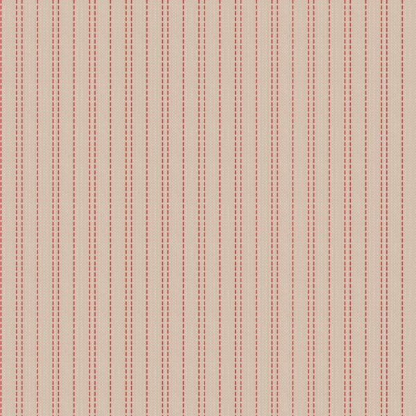 Tilda Seamstripe Red 1/2 YARD
