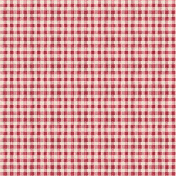 Tilda Gingham Red 1/2 YARD