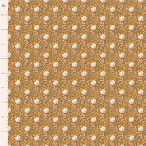PRE ORDER Tilda Cottonfield Ochre 1/2 YARD