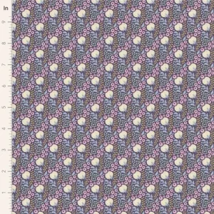 PRE ORDER Tilda Cottonfield Eggplant 1/2 YARD