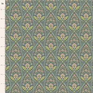 PRE ORDER Tilda Adina Greygreen 1/2 YARD
