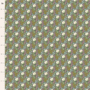 PRE ORDER Tilda Cottonfield Greygreen 1/2 YARD