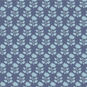 PRE ORDER Tilda Mira Blue 1/2 YARD