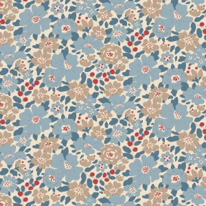 Tilda Harper Blue 1/2 YARD
