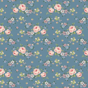 Tilda Gracie Blue 1/2 YARD