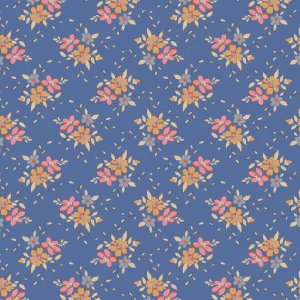 Tilda Frida Blue 1/2 YARD