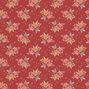 Tilda Frida Red 1/2 YARD