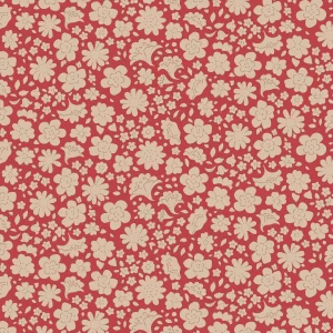 Tilda Carla Red 1/2 YARD