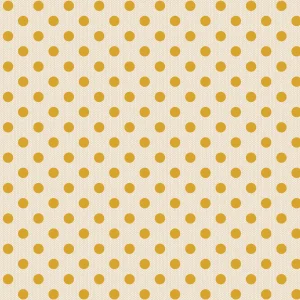 Tilda Polkadot Yellow 1/2 YARD