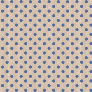 Tilda Polkadot Blue 1/2 YARD