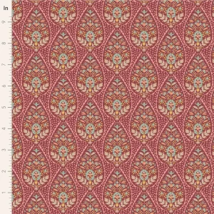 PRE ORDER Tilda Adina Maroon 1/2 YARD