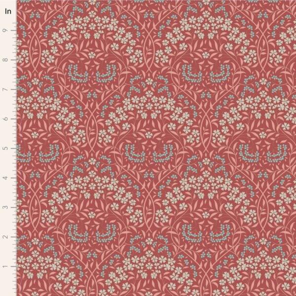 PRE ORDER Tilda Larissa Rhubarb 1/2 YARD