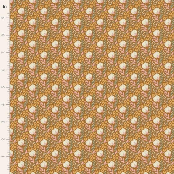 PRE ORDER Tilda Cottonfield Ochre 1/2 YARD