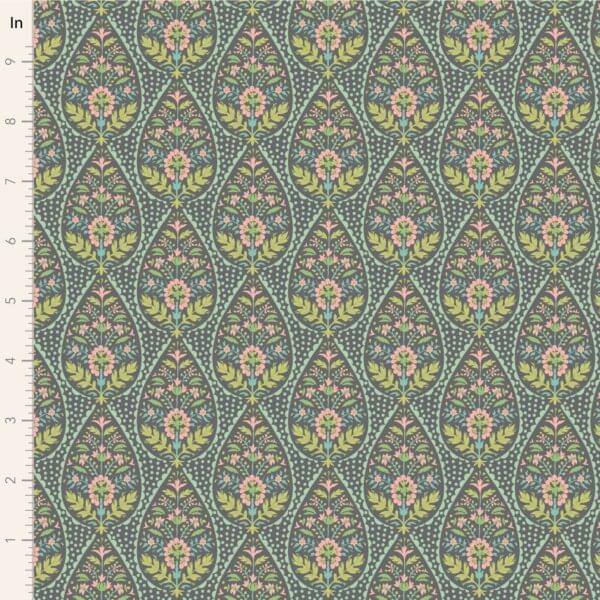 PRE ORDER Tilda Adina Greygreen 1/2 YARD