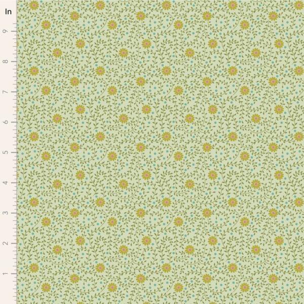 PRE ORDER Tilda Daisydream Pistachio 1/2 YARD